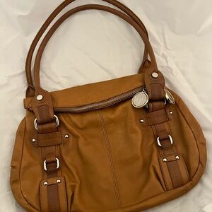 Tignanello 20th Anniversary Brown Leather Hobo Shoulder Bag